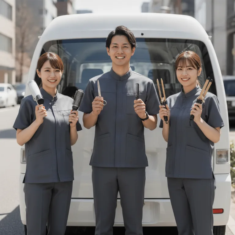 高級美容室 のチーム: 茅ヶ崎市